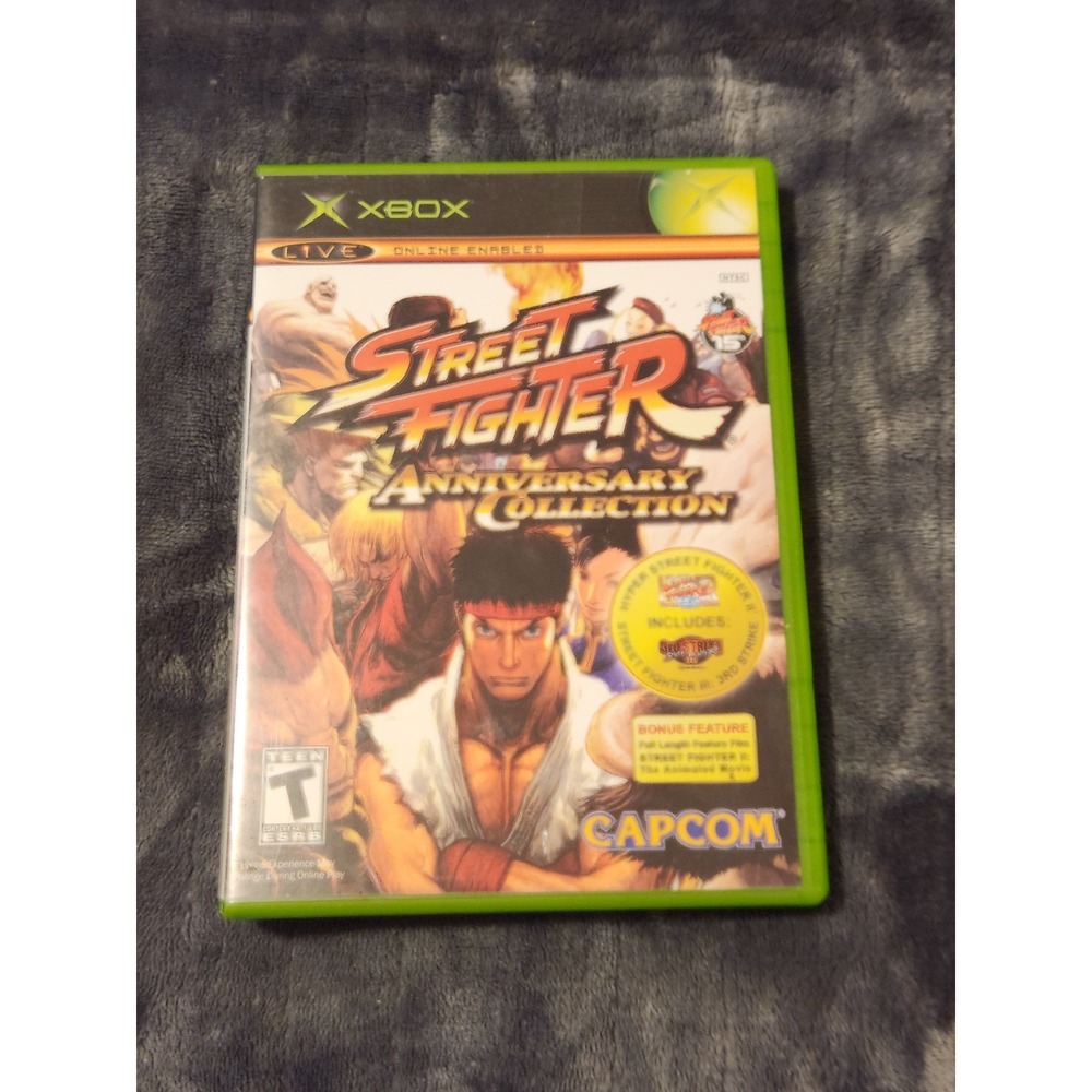Street Fighter Anniversary Collection XBOX CIB